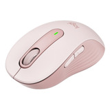 Mouse Sem Fio Signature M650 Rosa Logitech