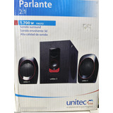 Parlante Sonido 14 Watt Teatro Gamer  Unitec 2.1