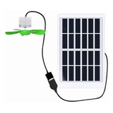 Ventilador De Techo Pequeño W Solar Usb Power Bank Outdoor S