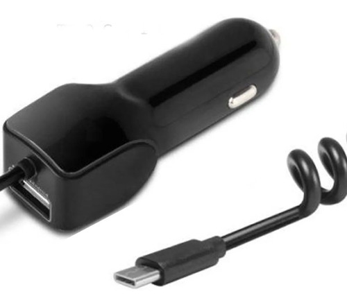 Cargador Dual Auto 12v Dual Tipo C - Micro Usb 