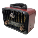 Rádio Retro Vintage Am Fm Sw Usb Mp3 Bluetooth Bivolt - 3180