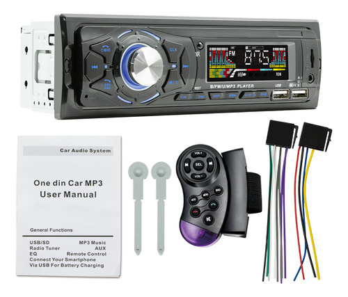 Equipo De Radio Mp3 Assistant Car Multifunción Mp3 Bt Car Us