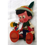 Monijor62-antiguo Perchero Infantil Con Pinocho Pepe Grillo