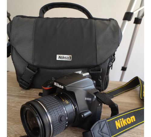 Nikon Dslr Kit D3500 + Lente 18-55mm Envíos No Sony