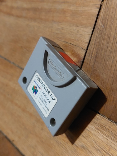 N64 Accesorio Controller Pak Memory Card Nintendo Original 
