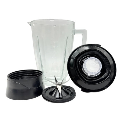 Vaso Vidrio 2.2l +portavaso +aspa +tapa Para Infinyforce Xl | Envío gratis