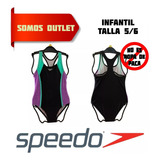 Traje De Baño Para Niña Marca Speedo Talla 5/6 Original