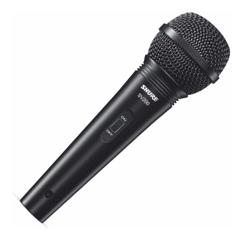 Microfono Vocal Shure Sv200 Con Cable Canon (xlr)