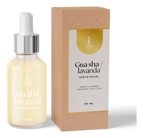 Serum Facial Gua Sha.  Lavanda-jojoba 30ml / 2pack