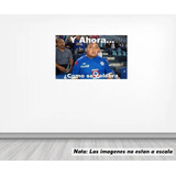 Vinil Pared 25cm Lado Cruz Azul Campeón 2021 Memes 0030