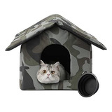 Furbulous Casa Plegable Para Gatos Al Aire Libre Para Gatos 
