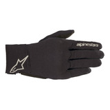 Guantes Táctiles Reflectantes Alpinestars Reef Black Para Hombre, Color Negro, Talla 4g