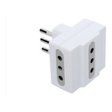 Adaptador Triple 10 A Blanco Halux