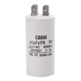 Capacitor Condensador 30uf/250v 30mfd Redondo C/terminal