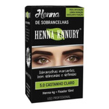 Henna Para Sobrancelhas - Castanho Claro 5.0 + Fixador 10ml