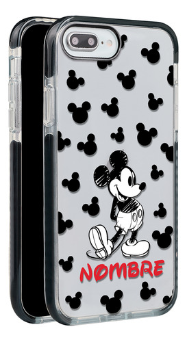 Funda Para iPhone Mickey Mouse Personalizado Tu Nombre