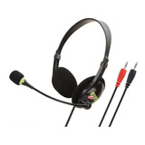 Auricular Jedel Jd-440 Con Microfono Para Pc Color Negro Color De La Luz Negro