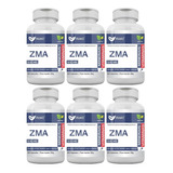 Kit 6 Zma Muwiz 60 Cápsulas 500mg Zinco Magnésio Vitamina B6