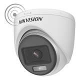 Câmera De Segurança De Plástico Branco Hikvision Dome Colorvu Turbo 2mp 2,8 Mm 1080p