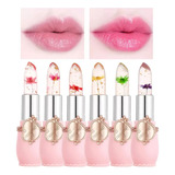 Lápiz Labial Magic Beautiful Bright Flower Crystal Jelly 6