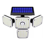 Lampara Con Panel Solar, Sensor Movimiento Control Modos Luz