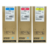  Set 3 Tintas Color  Epson   Para  Wf5290,wf5790  5000 Pag