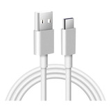 Cabo Carregador Tipo C Cabo Usb C - 2.4a Carga Rápida Branco