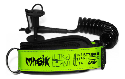 Magik Boards Leash Profissional De Bodyboard Tamanho:m Cor Verde