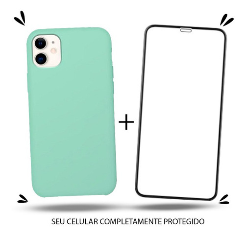 Capinha + Película De Vidro 3d Compatível Com iPhone 11