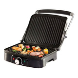 Parrilla Multi Grill 180° Panini Eléctrico 1500w 4 Rebanadas Color Gris