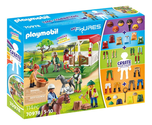 Playmobil 70978 My Figures Rancho De Caballos