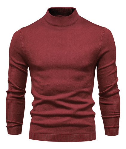 Suéter Hombre Casual Moda Cómodo Caballero Cuello Redondo