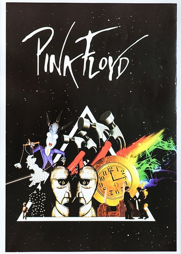 Poster Lamina Pink Floyd Laser Rock Vintage Decorativo