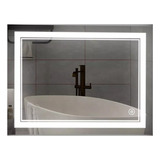 Espejo Led Baño Touch 3 Modo Con Tricolor Rectangular 60x80