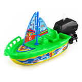 Bote Acuático Infantil Clockwork Float Boat, Color Aleatorio