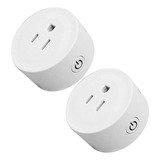 Conector Inteligente Wifi Smart Plug Para Casa, 2 Unidades