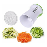 Rallador Verduras Vegetales Espiral 3 En 1 Acero Inoxidable