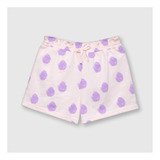 Short De Bebe Niña Estampado Rosado (3 A 36 Meses)