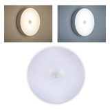 Luminária Portátil 6 Led Branco Quente E Branco Frio Sensor