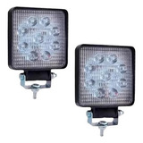 Juego Faro Luz 9 Led Auxiliar   Auto Camioneta 12/24v