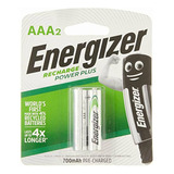 Energizer Pila Recargable Aaa Paquete De 2 Pilas