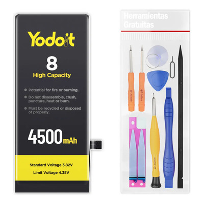 Bateria Pila Para iPhone 8 Yodoit Alta Capacida Con Tools | Envío gratis