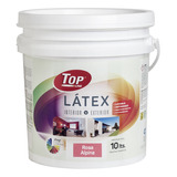 Pintura Topline Colores Latex Lavable Interior Exterior 10 Litros Color Rosa