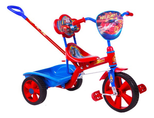 Triciclo Promeyco Express Rojo Con Bastón R-12 Niños 3 A 7