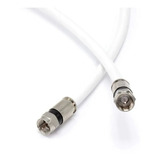 Cable Coaxial Rg6 20 Metros Armado Con Conectores Rg6 P / Tv