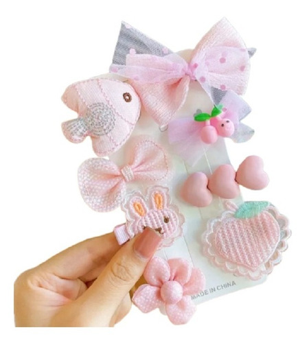 Set De Pinches Y Pinzas Para Bebés Y Niñas Variado