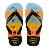 Chinelo Havaianas Top Pokemon Adulto Original Pikachu