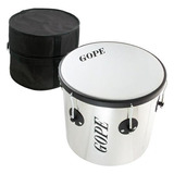 Kit Repique De Mão 30x11 Pol Aluminío Lal3011 Gope Com Capa