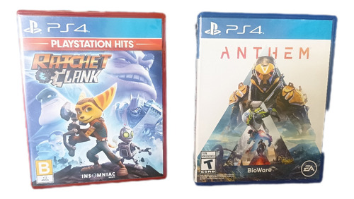 Playstation 4 Duo Pack Ratchet & Clank + Anthem Físicos 