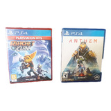 Playstation 4 Duo Pack Ratchet & Clank + Anthem Físicos 